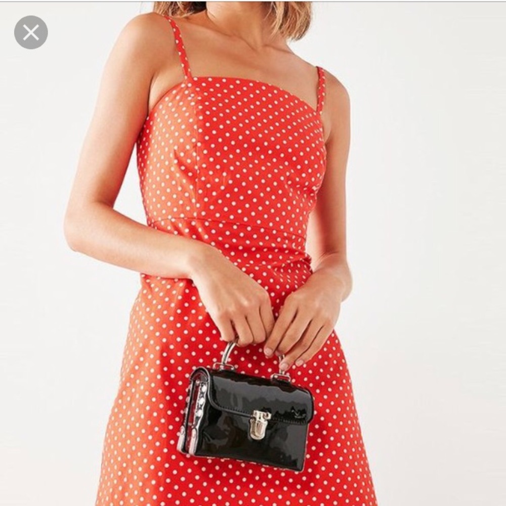 Red poka dot dress Urban Outfitters!